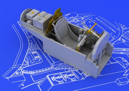 P-38J cockpit (1:48 Academy), 1:48, 003/648259