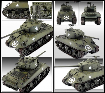 M4A3(76)W Battle of Bulge, 1:35, 002/13500