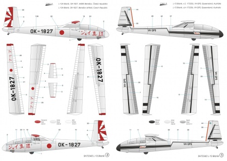 L-13 Blaník, 1:72, 012/SH72342
