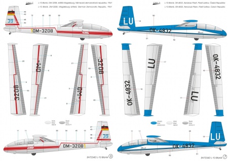 L-13 Blaník, 1:72, 012/SH72342