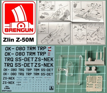 Zlin Z-50M, 1:72, 055/BRP72022