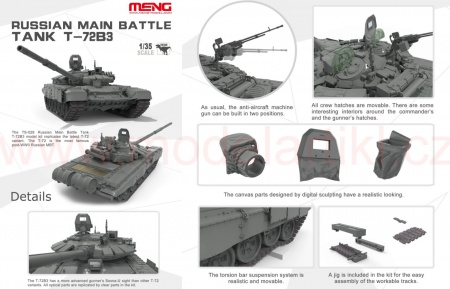 Russian Tank T-72 B3, 1:35, 061/TS-028