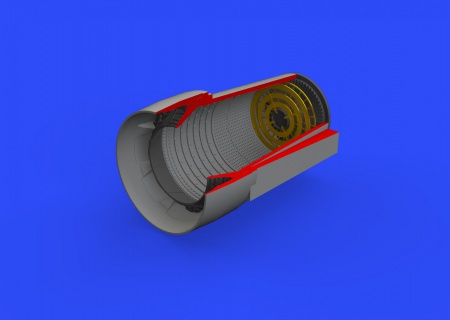 Crusader exhaust nozzle (1:48 Hasegawa), 1:48, 003/648302