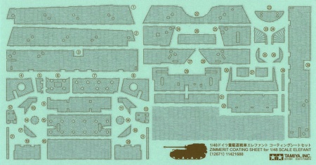 Zimmerit Coating Sheet - Elefant, 1:48, 001/12671