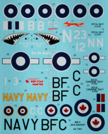 Martin Baker MB.5 Sea Baker, 1:72, 052/AZ7561