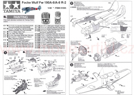 Focke-Wulf Fw 190A-8/A-8R2, 1:48, 001/61095