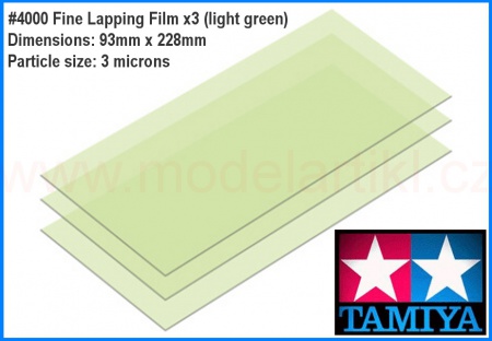 Fine Lapping film # 4000 (3 pcs), 001/87185
