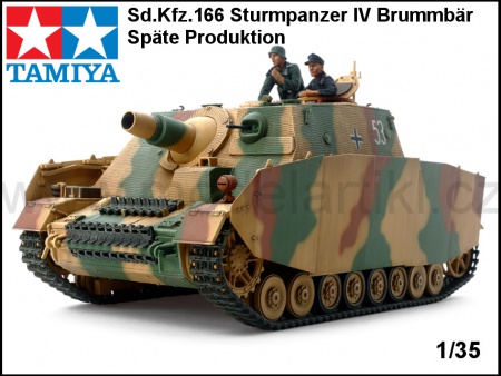 Sd.Kfz.166 Sturmpanzer IV Brummbär Späte Produktion, 1:35, 001/35353