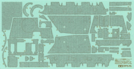 Zimmerit Coating Sheet For Sd.KFz.166 Brummbär For 35353, 1:35, 001/12673