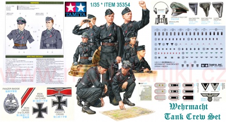 Wehrmacht Tank Crew Set (4+4/2), 1:35, 001/35354