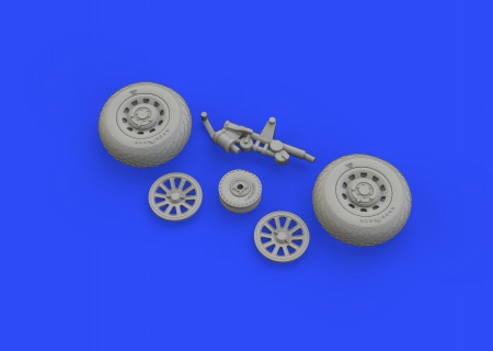 P-51D wheels  (1:48 Airfix), 1:48, 003/648335