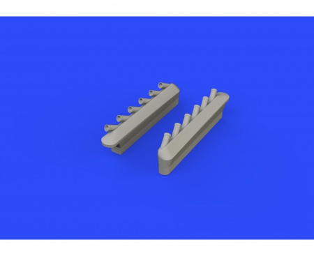 P-51D exhaust stacks w/ fairing (1:48 Airfix), 1:48, 003/648344