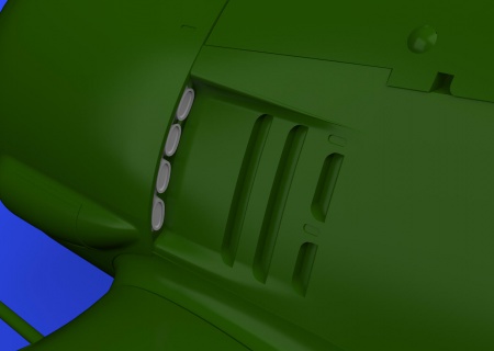Fw 190A exhaust stacks (1:48 Eduard), 1:48, 003/648381