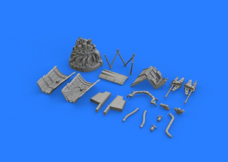 Fw 190A-5 fuselage guns (1:48 Eduard), 1:48, 003/648392
