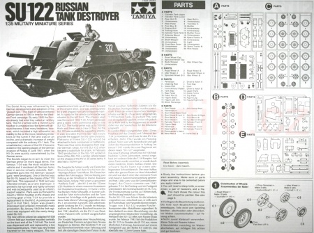 Russian Tank Destroyer SU-122, 1:35, 001/35093