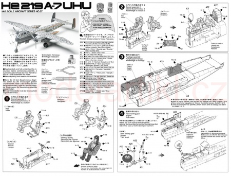 Heinkel He 219A-7 UHU, 1:48, 001/61057