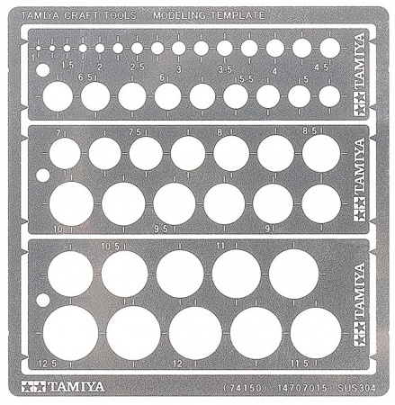 Modeling Template (Round, 1-12.5mm), 001/74150
