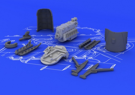 DB 601A/N for Bf 110 (1:72 Eduard), 1:72, 003/672005