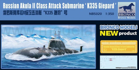 Russian Akula II Class Attack Submarine (K335 Giepard), 1:350, 062/NB5020