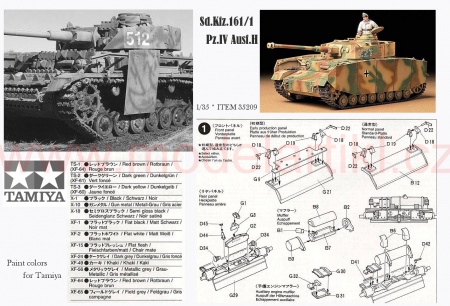 Panzerkampfwagen IV Ausf.H Sd.Kfz.161/1, 1:35, 001/35209