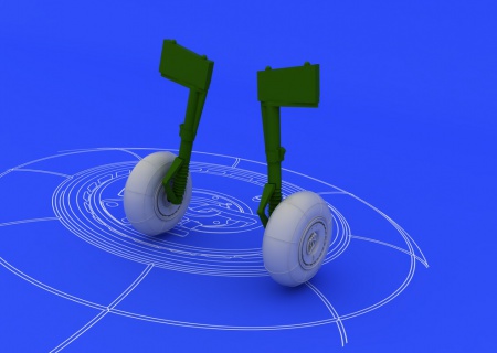 Bf 110G wheels (1:72 Eduard), 1:72, 003/672013